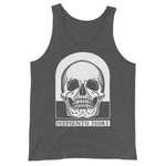 Memento Mori by Julie de Graag Unisex Tank Top - Asphalt - Pulp & Stitch