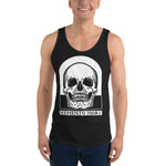 Memento Mori by Julie de Graag Unisex Tank Top - Black - Pulp & Stitch