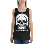 Memento Mori by Julie de Graag Unisex Tank Top - Black - Pulp & Stitch