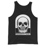 Memento Mori by Julie de Graag Unisex Tank Top - Black - Pulp & Stitch