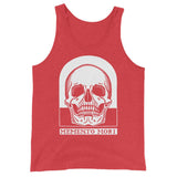 Memento Mori by Julie de Graag Unisex Tank Top - Red Triblend - Pulp & Stitch