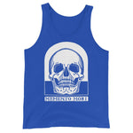 Memento Mori by Julie de Graag Unisex Tank Top - True Royal - Pulp & Stitch