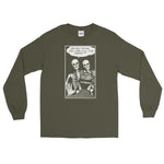 Kill The Dead Unisex Long Sleeve Shirt - Military Green - Pulp & Stitch