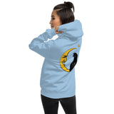 Meow Over the Moon Unisex Hoodie - Light Blue - Pulp & Stitch