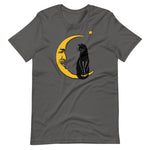 Meow Over the Moon Unisex T-Shirt - Asphalt - Pulp & Stitch