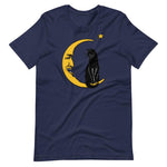 Meow Over the Moon Unisex T-Shirt - Navy - Pulp & Stitch