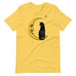 Meow Over the Moon Unisex T-Shirt - Yellow - Pulp & Stitch