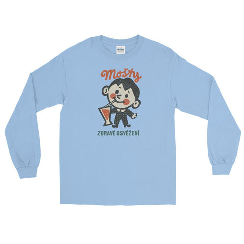 Mosty Boy Unisex Long Sleeve Shirt - Light Blue - Pulp & Stitch