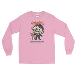 Mosty Boy Unisex Long Sleeve Shirt - Light Pink - Pulp & Stitch