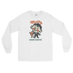 Mosty Boy Unisex Long Sleeve Shirt - White - Pulp & Stitch