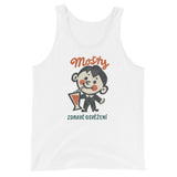 Mosty Boy Unisex Tank Top - White - Pulp & Stitch