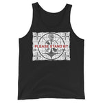 Please Stand By Unisex Tank Top - Black - Pulp & Stitch