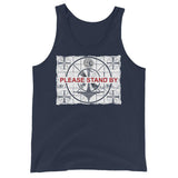 Please Stand By Unisex Tank Top - Navy - Pulp & Stitch