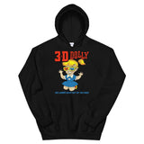 Retro 3D Dolly Unisex Hoodie - Black - Pulp & Stitch