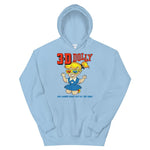 Retro 3D Dolly Unisex Hoodie - Light Blue - Pulp & Stitch