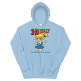 Retro 3D Dolly Unisex Hoodie - Light Blue - Pulp & Stitch