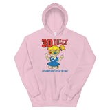 Retro 3D Dolly Unisex Hoodie - Light Pink - Pulp & Stitch