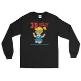 Retro 3D Dolly Unisex Long Sleeve Shirt - Black - Pulp & Stitch