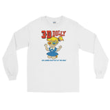 Retro 3D Dolly Unisex Long Sleeve Shirt - White - Pulp & Stitch