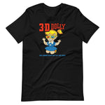 Retro 3D Dolly Unisex T-Shirt - Black - Pulp & Stitch