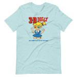 Retro 3D Dolly Unisex T-Shirt - Heather Prism Ice Blue - Pulp & Stitch