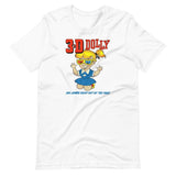 Retro 3D Dolly Unisex T-Shirt - White - Pulp & Stitch