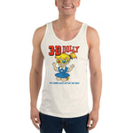 Retro 3D Dolly Unisex Tank Top - Oatmeal Triblend - Pulp & Stitch