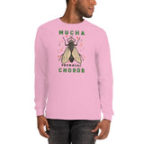 Retro Germ Fly Unisex Long Sleeve Shirt - Light Pink - Pulp & Stitch