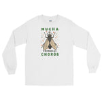 Retro Germ Fly Unisex Long Sleeve Shirt - White - Pulp & Stitch