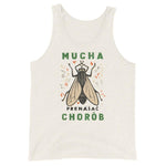 Retro Germ Fly Unisex Tank Top - Oatmeal Triblend - Pulp & Stitch