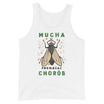 Retro Germ Fly Unisex Tank Top - White - Pulp & Stitch