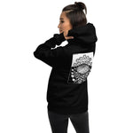 Rose Bush by Julie de Graag Unisex Hoodie - Black - Pulp & Stitch