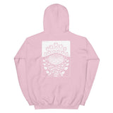 Rose Bush by Julie de Graag Unisex Hoodie - Light Pink - Pulp & Stitch