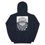 Rose Bush by Julie de Graag Unisex Hoodie - Navy - Pulp & Stitch