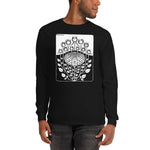 Rose Bush by Julie de Graag Unisex Long Sleeve Shirt - Black - Pulp & Stitch