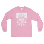 Rose Bush by Julie de Graag Unisex Long Sleeve Shirt - Light Pink - Pulp & Stitch