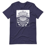 Rose Bush by Julie de Graag Unisex T-Shirt - Heather Midnight Navy - Pulp & Stitch