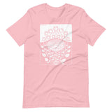 Rose Bush by Julie de Graag Unisex T-Shirt - Pink - Pulp & Stitch