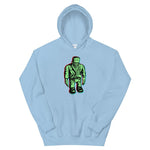 Sad Frankie Unisex Hoodie - Light Blue - Pulp & Stitch