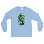 Sad Frankie Unisex Long Sleeve Shirt - Light Blue - Pulp & Stitch