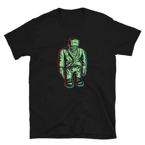 Sad Frankie Unisex T-Shirt - Black - Pulp & Stitch