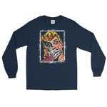 Silencio Unisex Long Sleeve Shirt - Navy - Pulp & Stitch