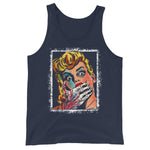 Silencio Unisex Tank Top - Navy - Pulp & Stitch