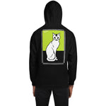 Sitting Cat (1917) by Julie de Graag Unisex Hoodie - S - Pulp & Stitch