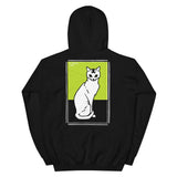 Sitting Cat (1917) by Julie de Graag Unisex Hoodie - S - Pulp & Stitch