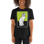 Sitting Cat (1917) by Julie de Graag Unisex T-Shirt - S - Pulp & Stitch