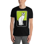 Sitting Cat (1917) by Julie de Graag Unisex T-Shirt - S - Pulp & Stitch