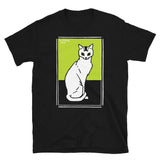 Sitting Cat (1917) by Julie de Graag Unisex T-Shirt - S - Pulp & Stitch