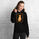 Sitting Cat (1918) by Julie de Graag Unisex Hoodie - S - Pulp & Stitch