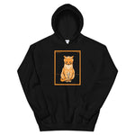 Sitting Cat (1918) by Julie de Graag Unisex Hoodie - S - Pulp & Stitch